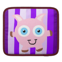 Cartoon Pig Rickshaw Sleeve ipad sleeves