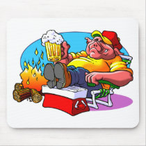 Cartoon Pig Roast mousepads by wizardofdraws Cartoon Pig Roast mousepads