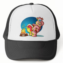 Cartoon Piglet Mesh Hat