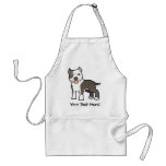 Cartoon Pitbull / American Staffordshire Terrier Apron