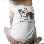 Cartoon Pitbull / American Staffordshire Terrier pet clothing