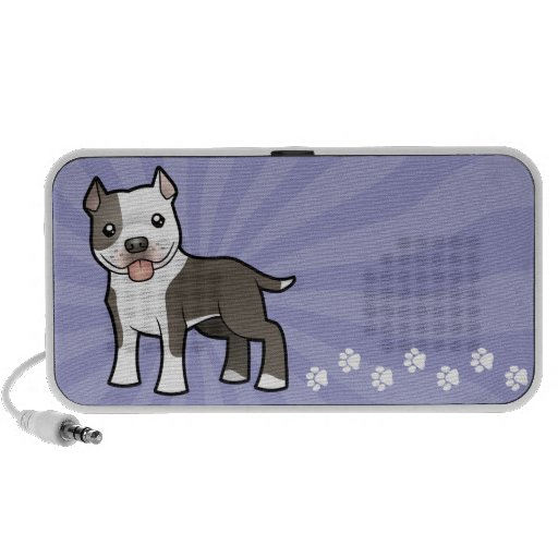 Cartoon Pitbull / American Staffordshire Terrier Mp3 Speaker