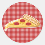 Cartoon Pizza Slice Sticker