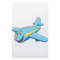 Cartoon plane stationery design