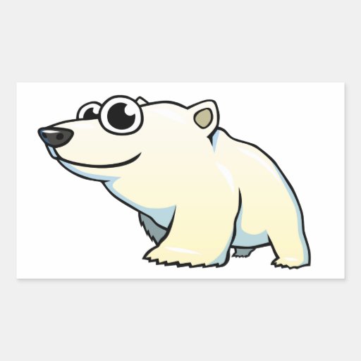 Polar Bear Cartoon Stickers - 300+ Custom Designs | Zazzle