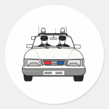 Cartoon Police Car