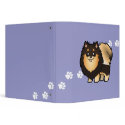 Cartoon Pomeranian binder