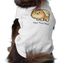 Cartoon Pomeranian Pet Shirt