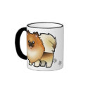 Cartoon Pomeranian mug