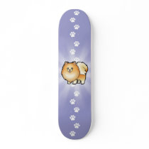 Cartoon Pomeranian Skate Decks