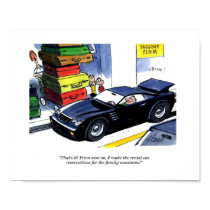 CARtoon print Family Rental posters
