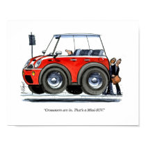 CARtoon print MiniSUV posters