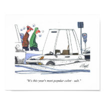 CARtoon print Salt Color posters