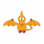 Cartoon Pterodactyl (yellow) Tshirts