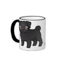 Cartoon Pug mug