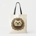 Cartoon Pygmy Hedgehog Canvas Bags