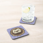 Cartoon Pygmy Hedgehog Drink Coasters