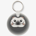 Cartoon Pygmy Hedgehog keychain