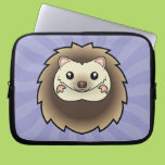 Cartoon Pygmy Hedgehog Laptop Computer Sleeves
