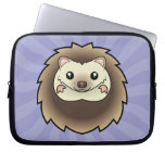 Cartoon Pygmy Hedgehog Laptop Computer Sleeves