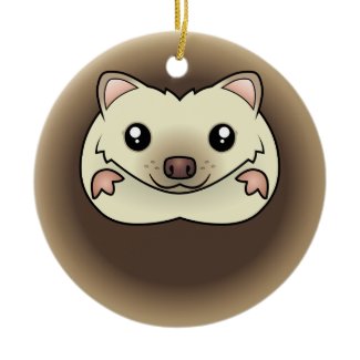 Cute Cartoon Pygmy Hedgehog Ornament Cute Cartoon Pygmy Hedgehog Ornament