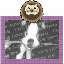 Cartoon Pygmy Hedgehog Acrylic Cut Outs