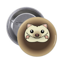 Cartoon Pygmy Hedgehog Pin