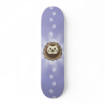 Cartoon Pygmy Hedgehog Skate Board Deck