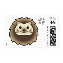 Cartoon Pygmy Hedgehog Stamps