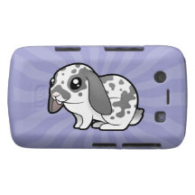 Cartoon Rabbit (floppy ear smooth hair) Blackberry Bold Case