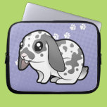 Cartoon Rabbit (floppy ear smooth hair) Laptop Sleeve
