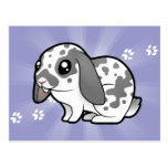 Cartoon Rabbit (floppy ear smooth hair) Postcard