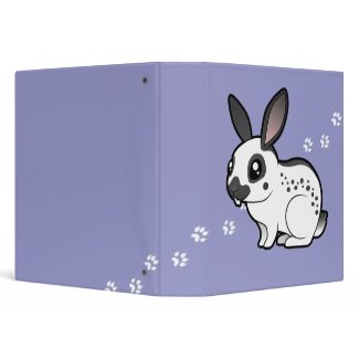 Cartoon English Spot Rabbit Binder