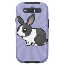 Cartoon Rabbit (uppy ear smooth hair) Samsung Galaxy S3 Cover