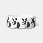 Cartoon Rabbit (uppy ear smooth hair) Cat Water Bowls