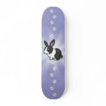 Cartoon Rabbit (uppy ear smooth hair) Skateboard