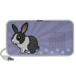 Cartoon Rabbit (uppy ear smooth hair) Travel Speakers