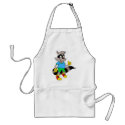 Cartoon Raccoon aprons