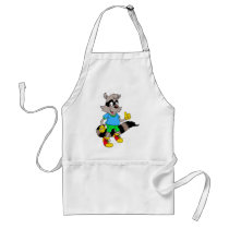 Cartoon Raccoon aprons by TheGalacticGroundhog Cartoon Raccoon aprons