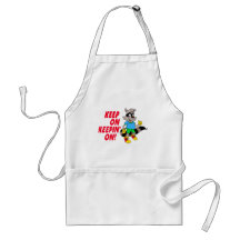 Cartoon Raccoon Aprons
