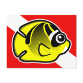 Raccoon Butterflyfish Dive Flag 