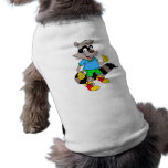 Cartoon Raccoon Doggie Tee Shirt