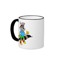 Cartoon Raccoon Coffee Mugs