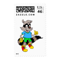 Cartoon Raccoon postage