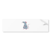 Cartoon Rat bumper stickers by graphicdesigner Cartoon Rat bumper stickers