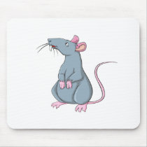 Cartoon Rat mousepads by graphicdesigner Cartoon Rat mousepads
