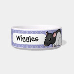 Cartoon Rat Cat Food Bowls
