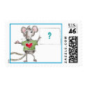 Cartoon Rat Postage postage