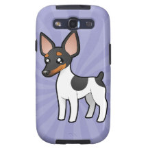 Cartoon Rat Terrier / Toy Fox Terrier Samsung Galaxy SIII Covers