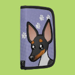 Cartoon Rat Terrier / Toy Fox Terrier Folio Planner